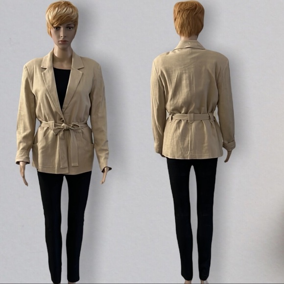 SOYACONCEPT Beautiful Linen & Viscose Blend Blazer NWT - Picture 10 of 10